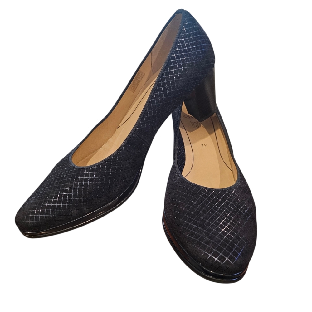Ara Women's Navy Ophelia Pump - Picture 2 of 10